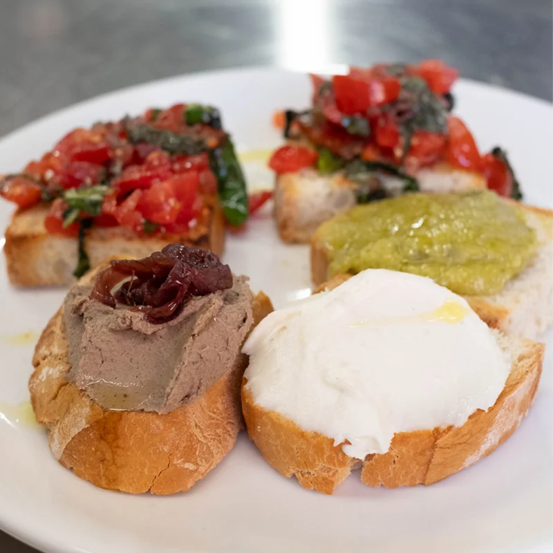 menu crostini misti